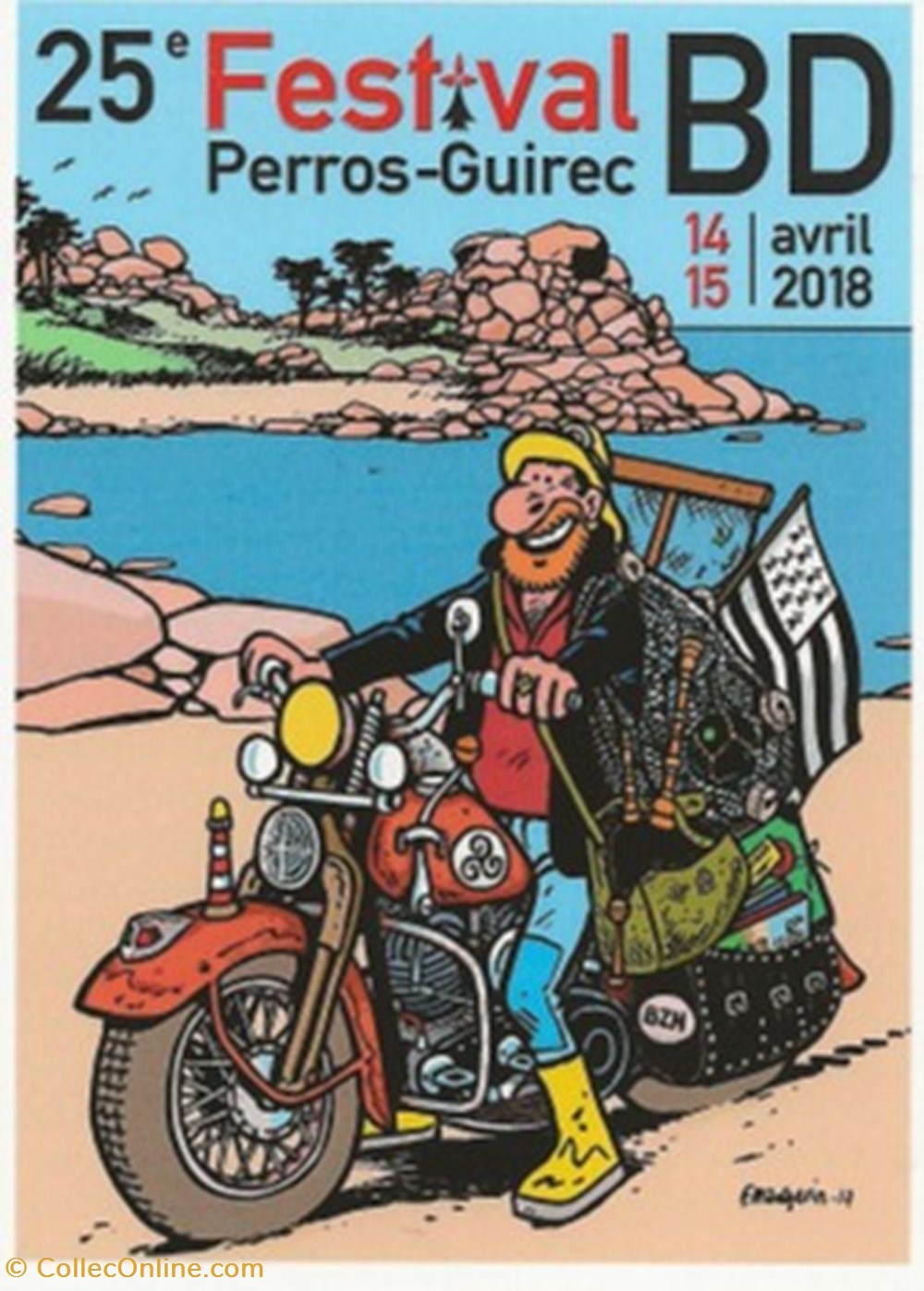 Perros-Guirrec (22) 2018 cartes postales bande dessinee perros guirrec 22 2018
