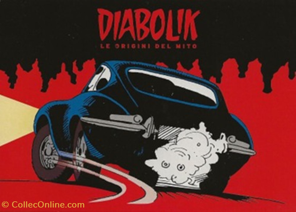 cartes postales bande dessinee diabolik