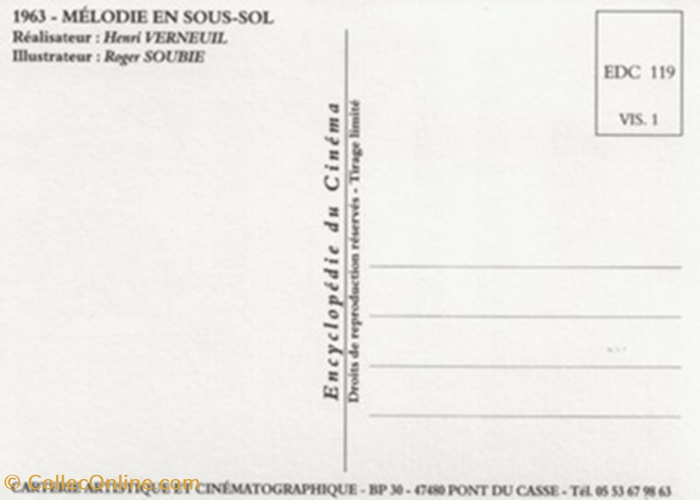 Mélodie en sous sol cartes postales autres melodie en sous sol