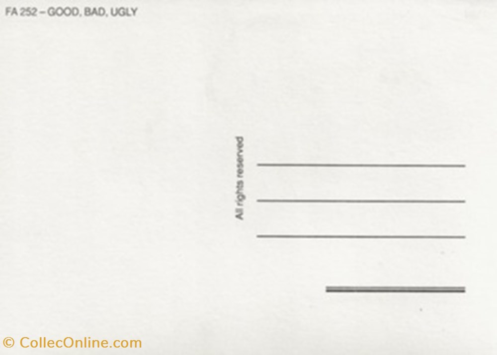 The good, the bad & the ugly cartes postales autres the good the bad the ugly