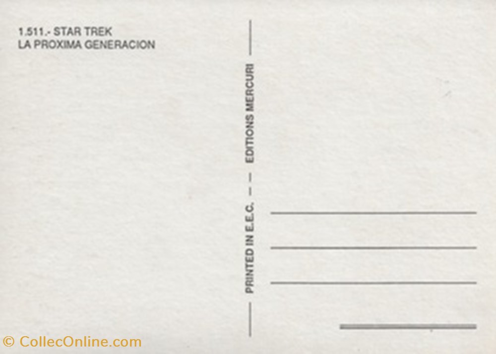 Star trek : generacion cartes postales autres star trek generacion