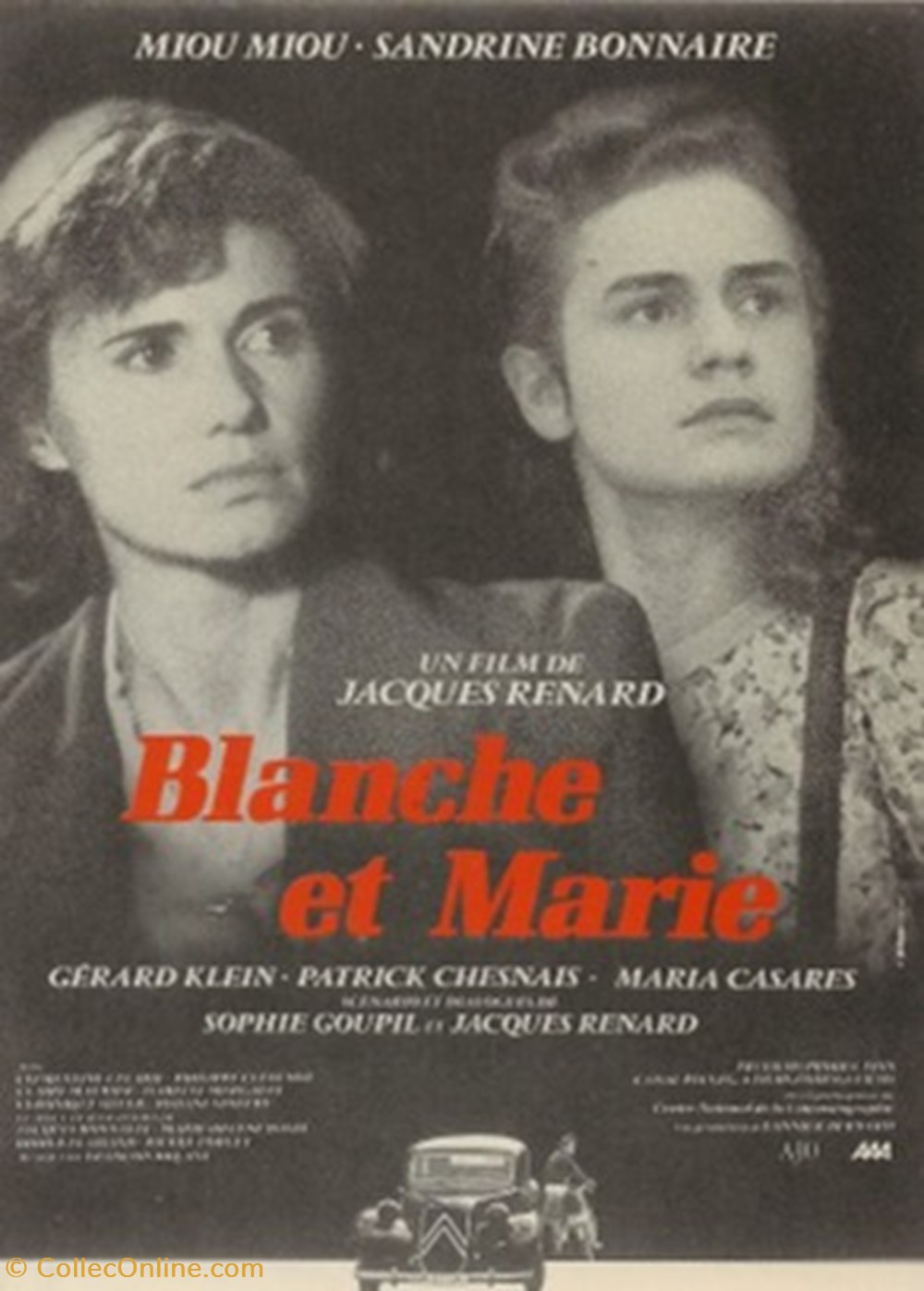 cartes postales autres blanche et marie