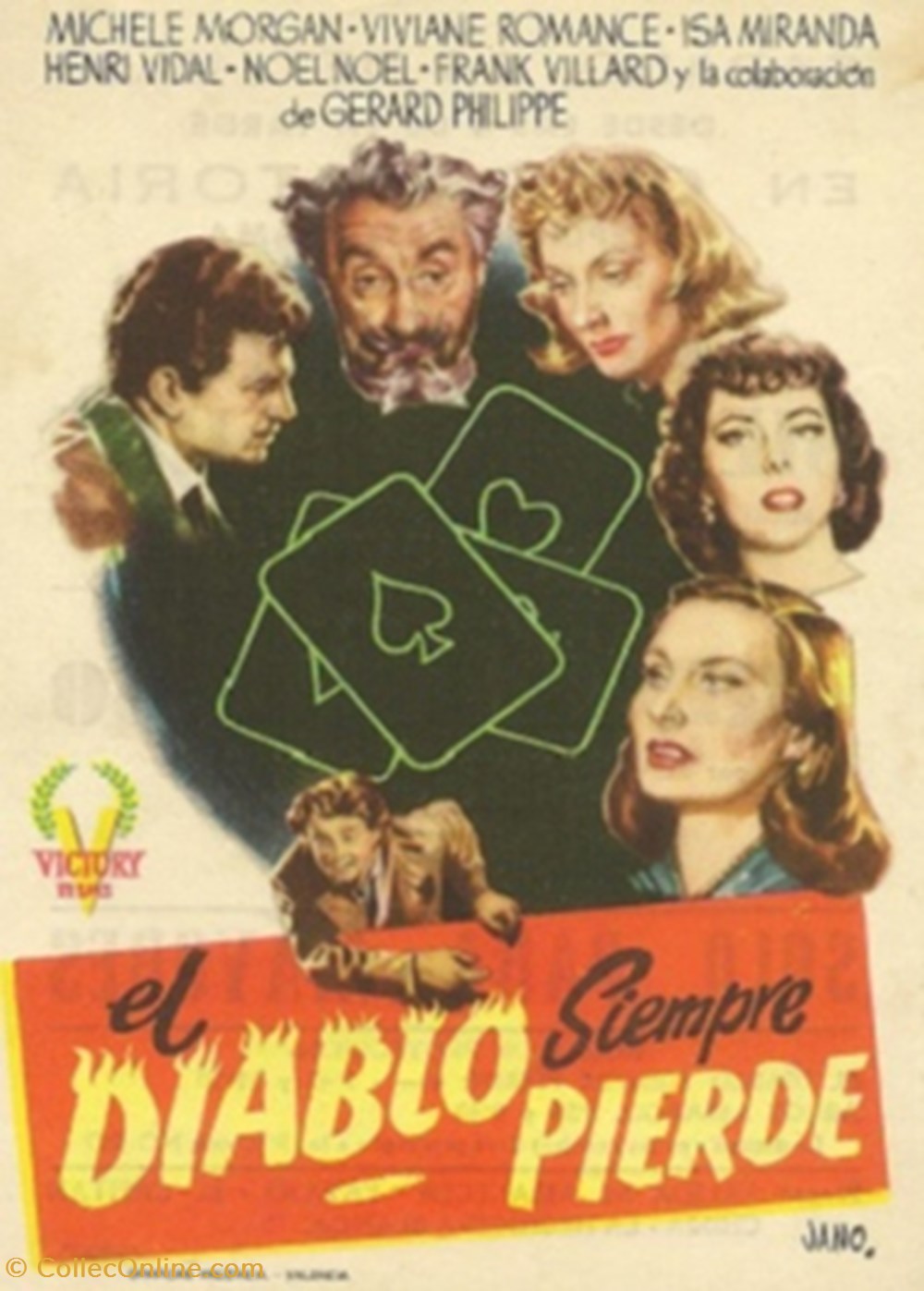 cartes postales autres el diablo siempre pierde