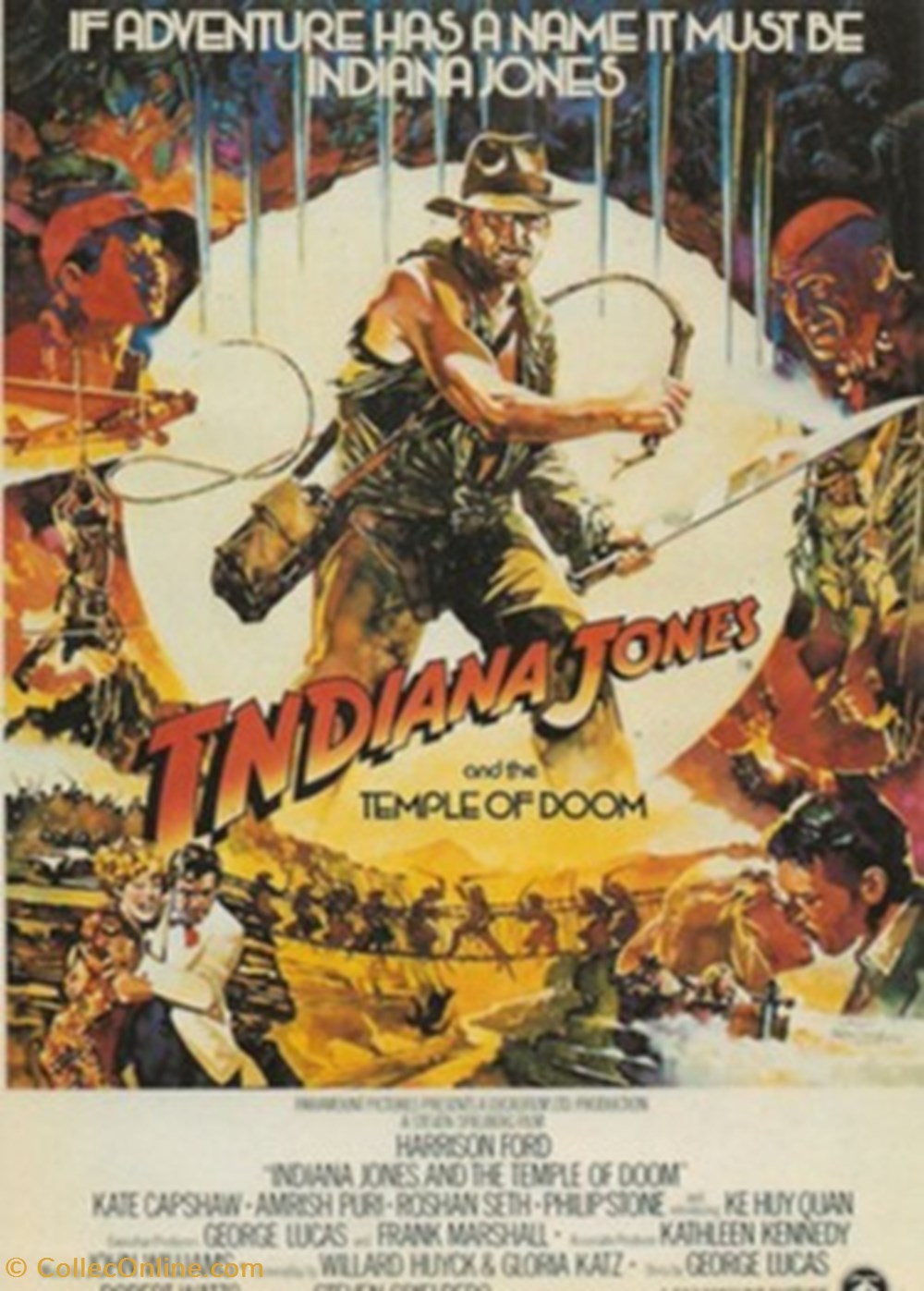Indiana Jones and the temple of doom cartes postales autres indiana jones and the temple of doom