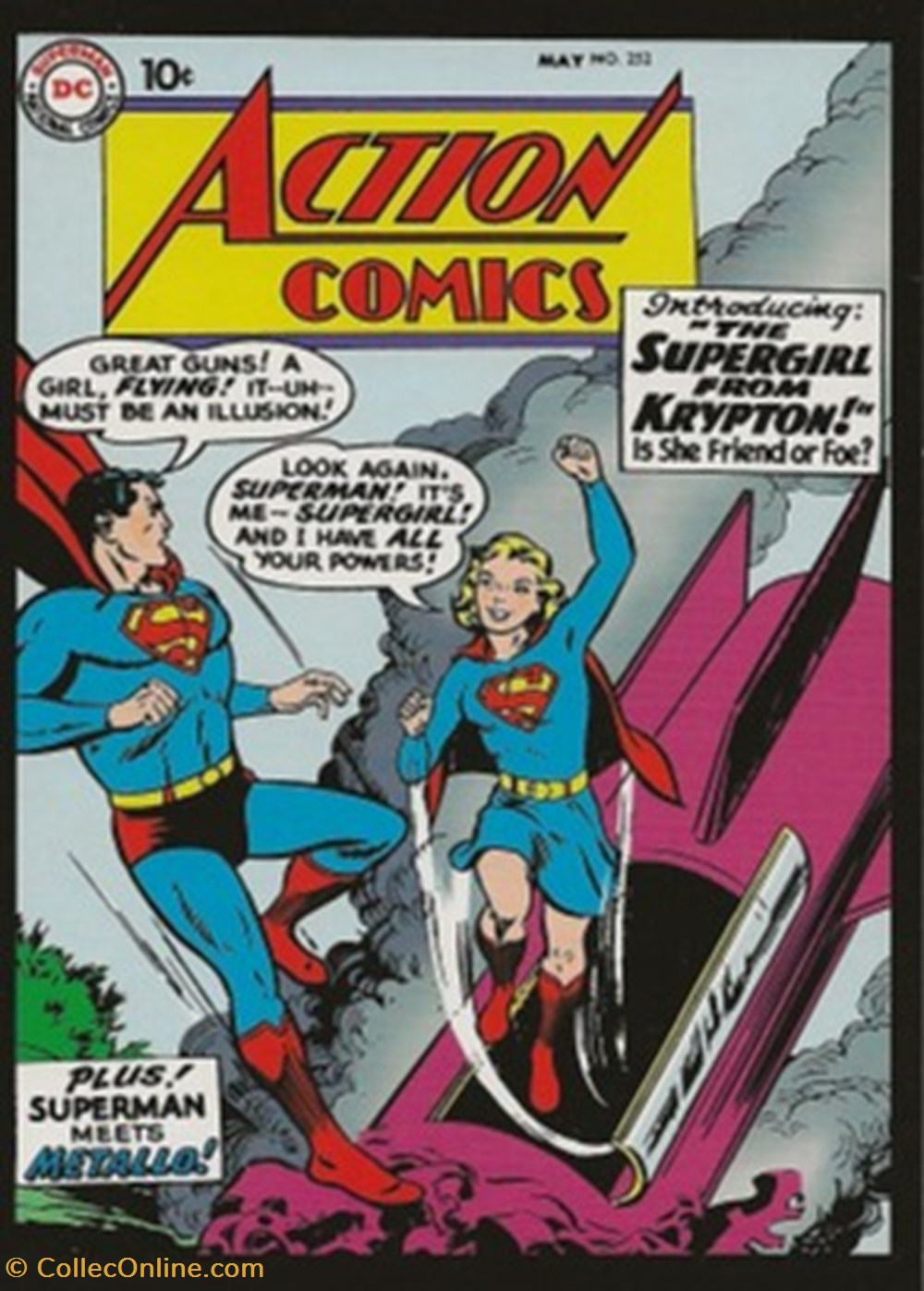 Action comics cartes postales bande dessinee action comics