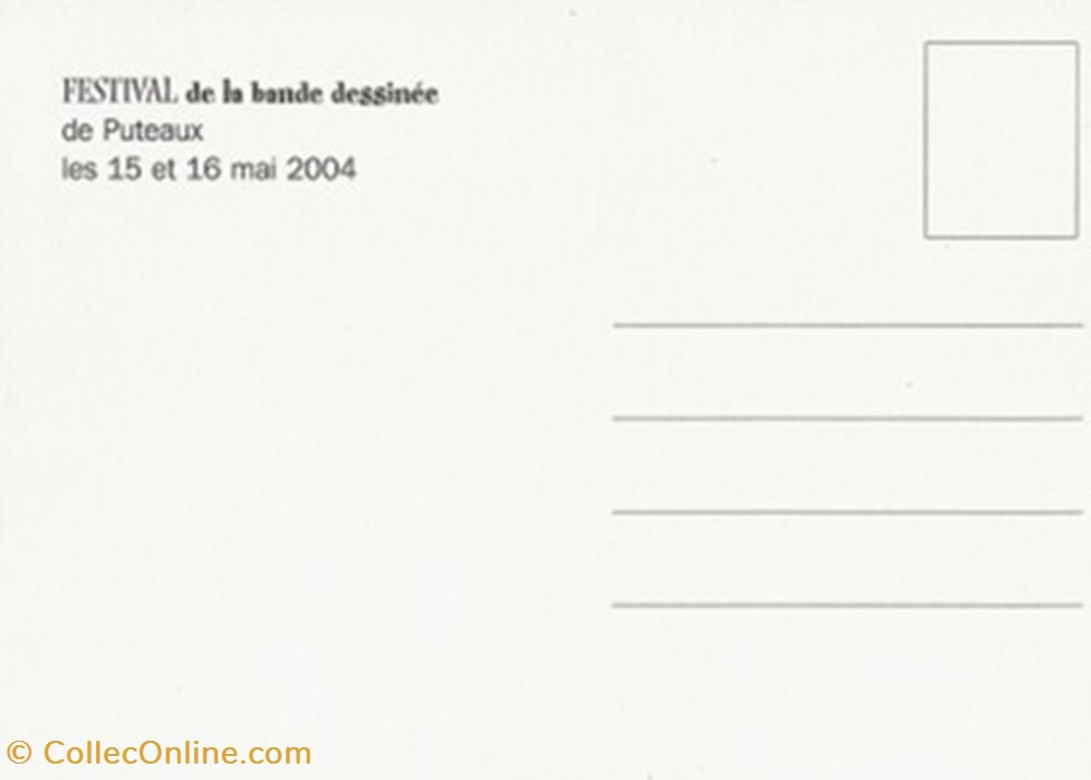 cartes postales bande dessinee puteaux 92 2004