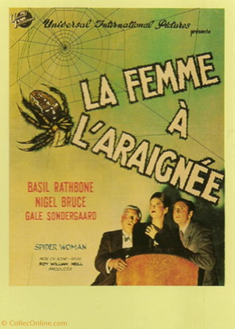 cartes postales autres la femme a araignee