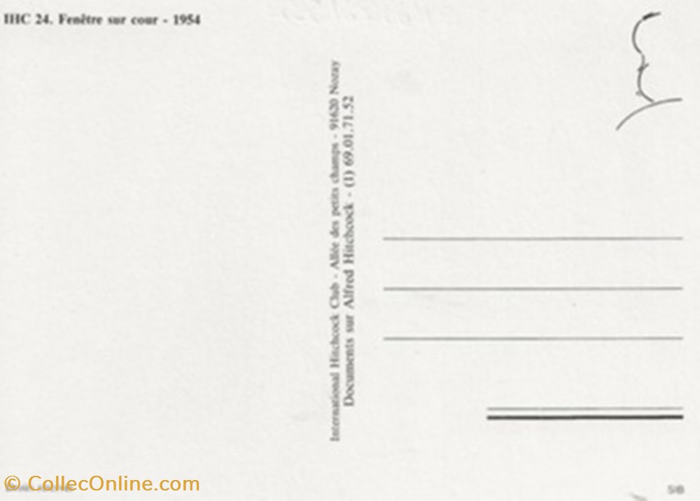 cartes postales autres fenetre sur cour