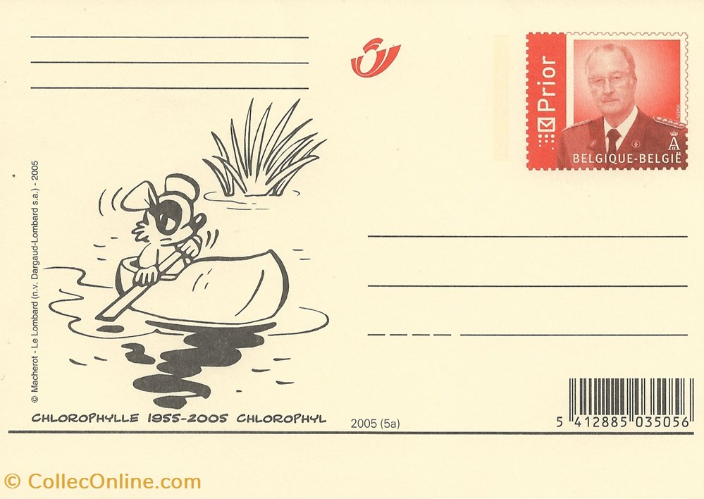 ZZ prêt à poster Belgique 2005 Chlorophylle 1955/2005 timbres zz pret a poster belgique 2005 chlorophylle 1955 2005