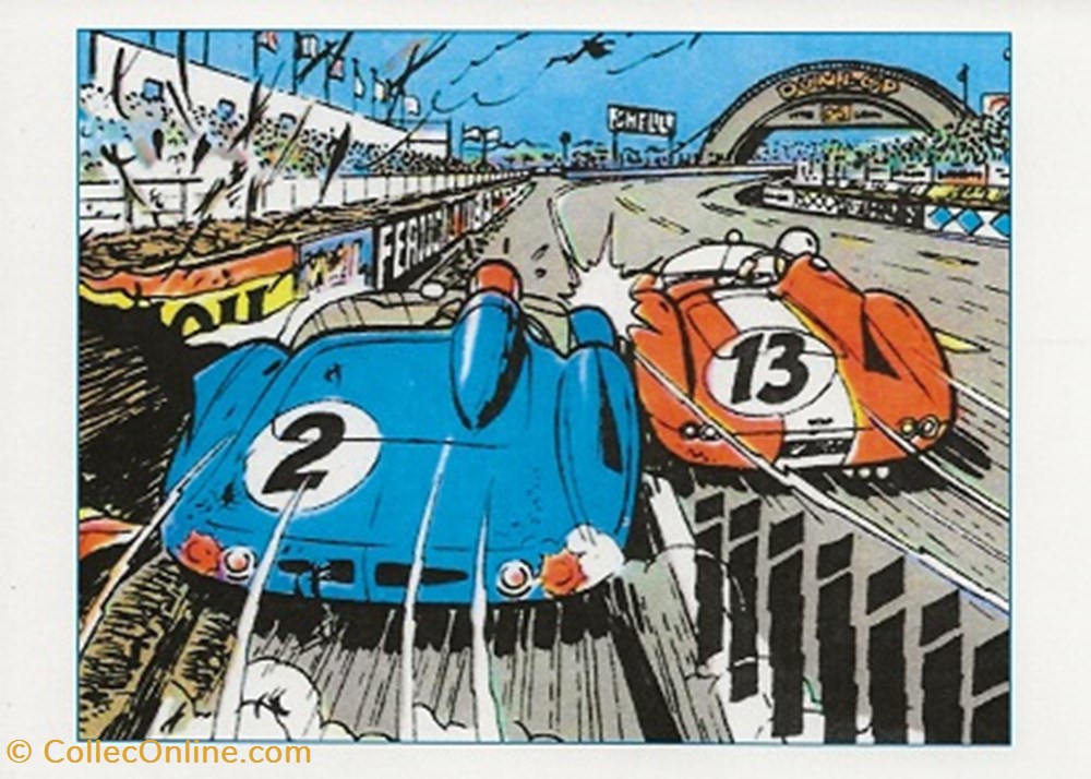 Michel Vaillant 001 cartes postales bande dessinee michel vaillant 001