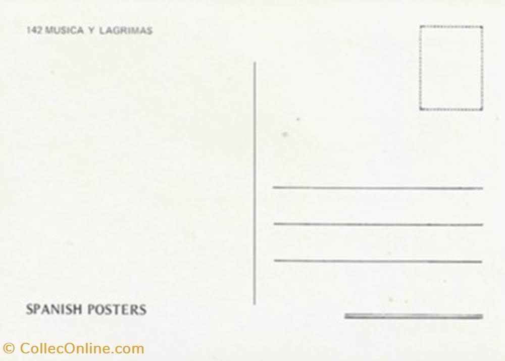 Musica y lagrimas cartes postales autres musica y lagrimas
