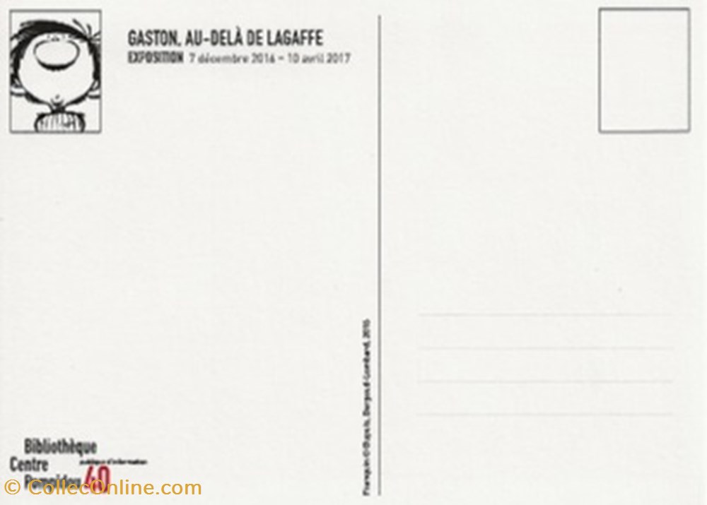 Gaston Lagaffe cartes postales bande dessinee gaston lagaffe