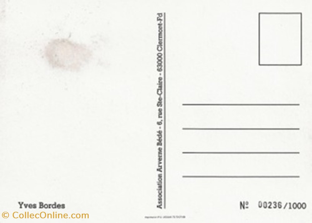 Arverne Bédé cartes postales bande dessinee arverne bede
