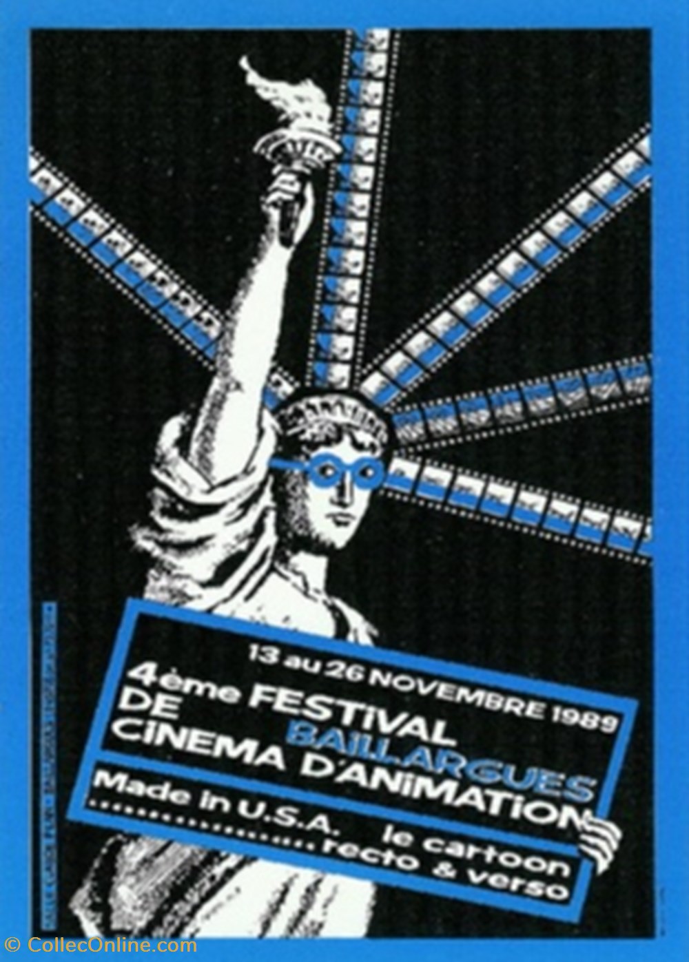 cartes postales autres baillargues festival de cinema animation 1989