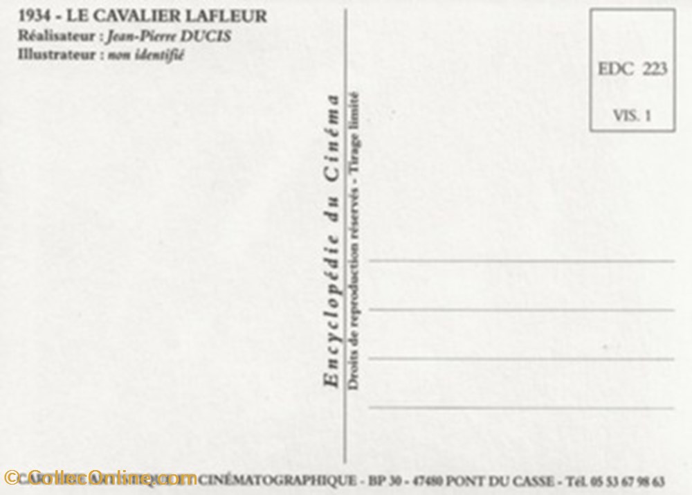 cartes postales autres le cavalier lafleur