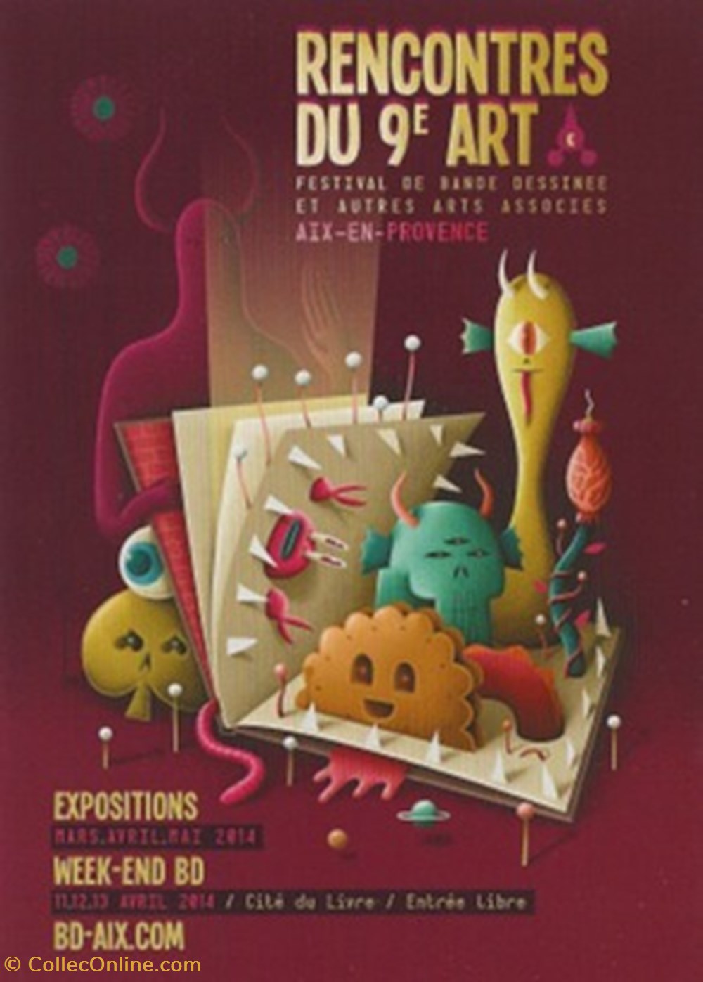 Aix en Provence (13) 2014 cartes postales bande dessinee aix en provence 13 2014