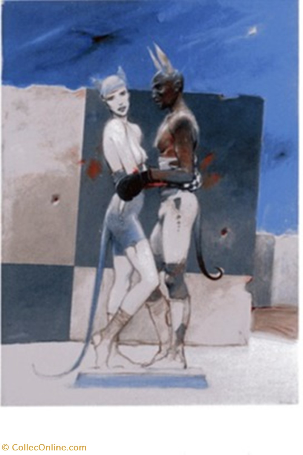 cartes postales bande dessinee enki bilal