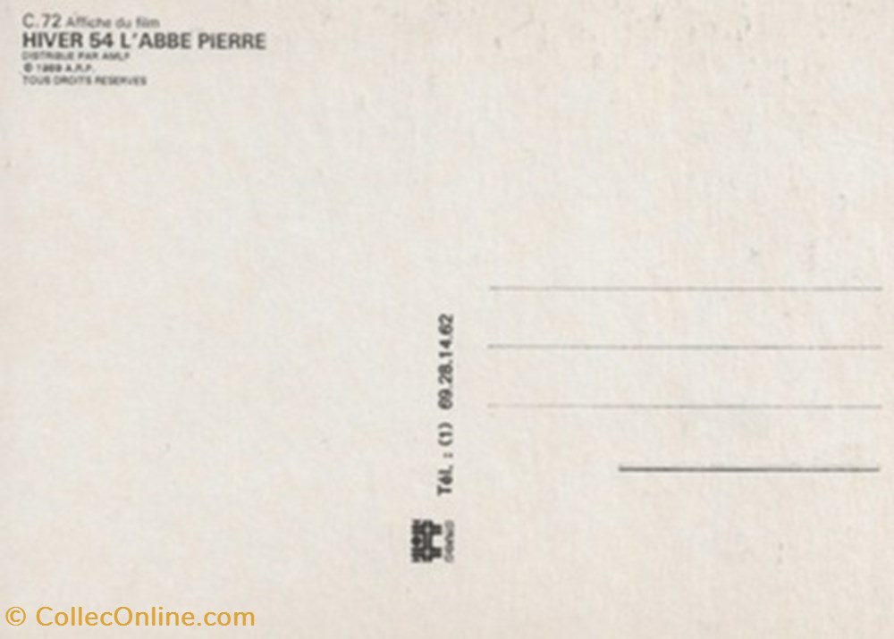 Hiver 54 l'abbé Pierre cartes postales autres hiver 54 abbe pierre