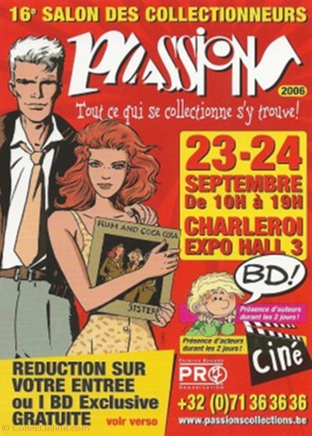 Charleroi (Belgique) 2006 cartes postales bande dessinee charleroi belgique 2006