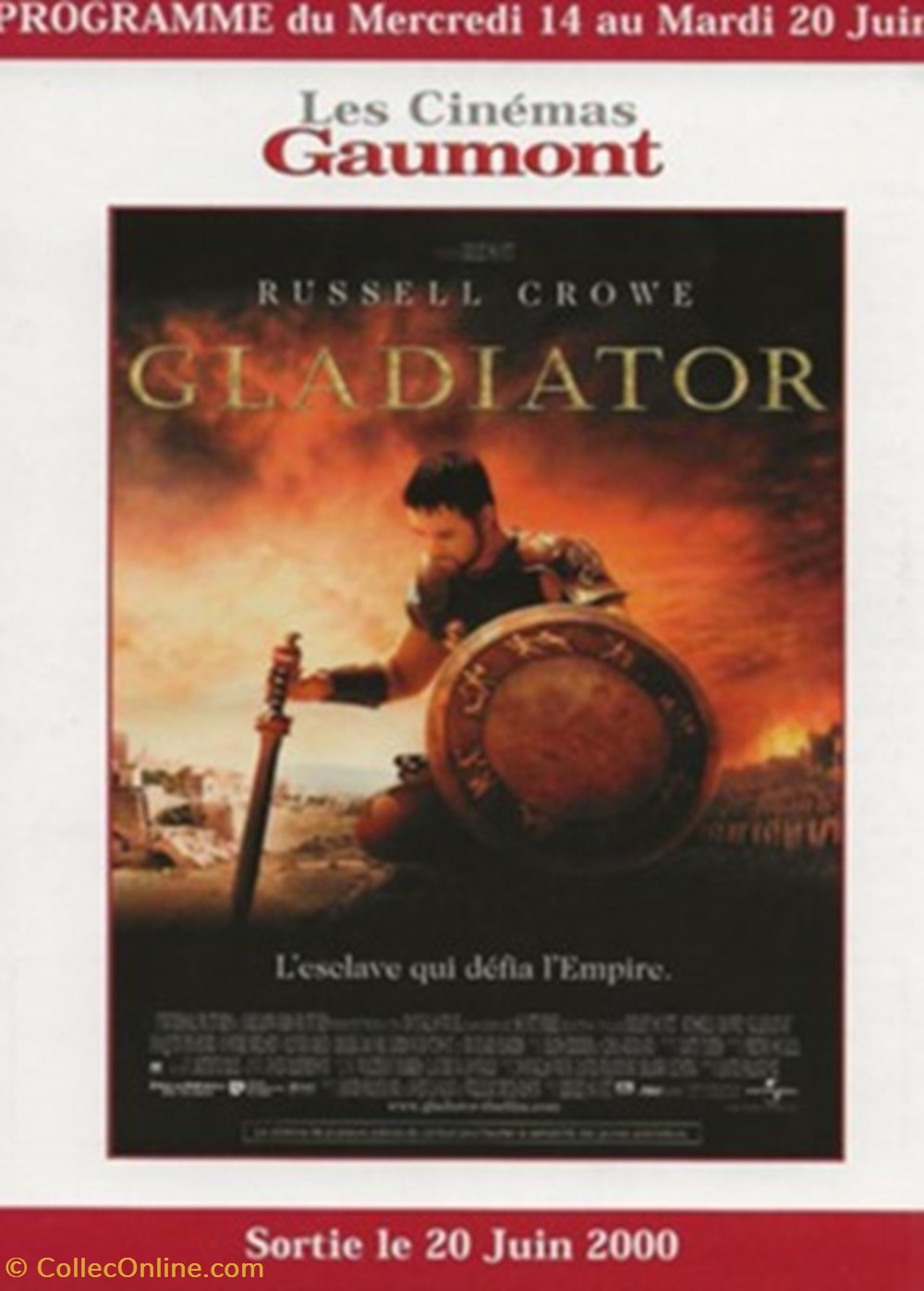 cartes postales autres gladiator