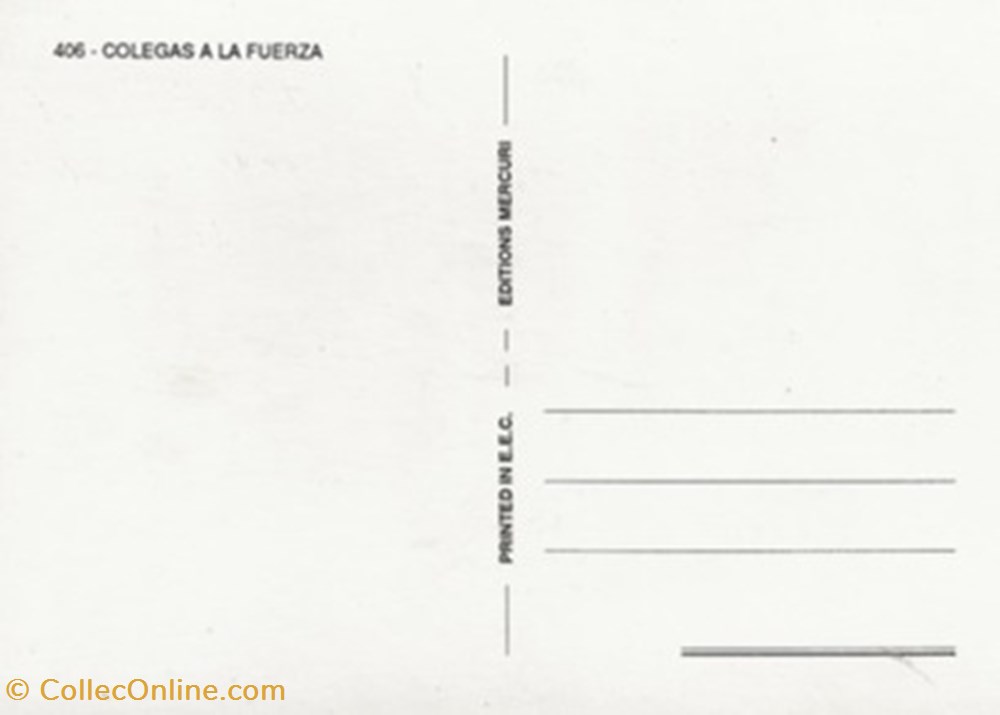 cartes postales autres colegas a la fuerza