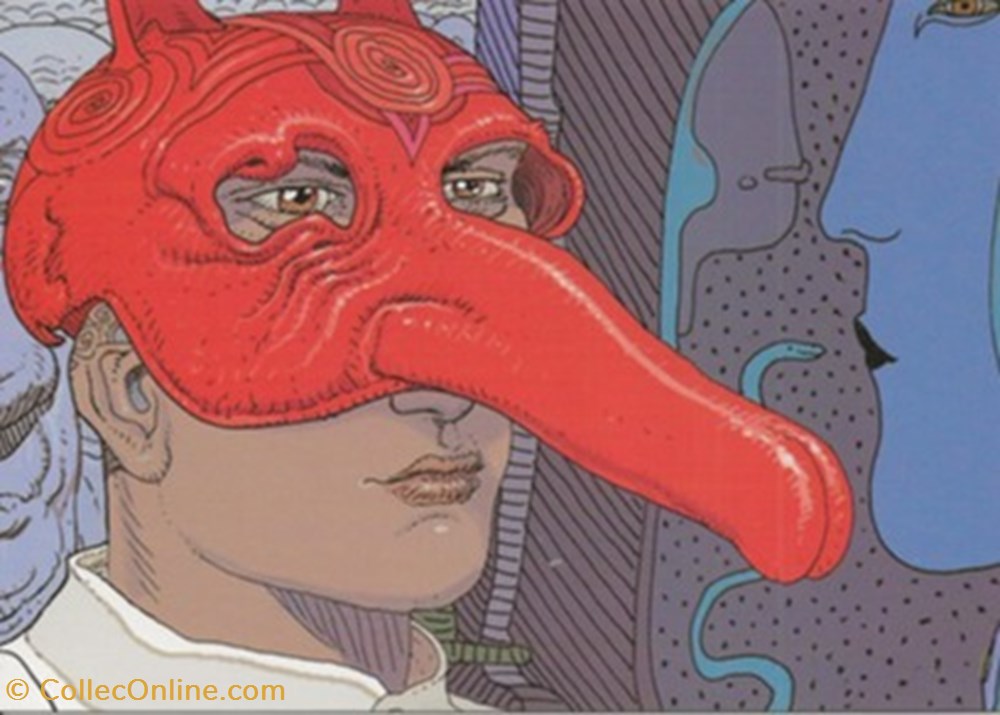 cartes postales bande dessinee moebius