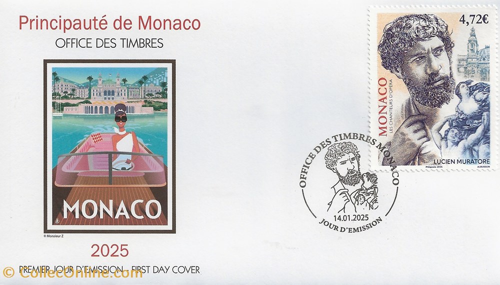 timbres monaco principaute de monaco 2025