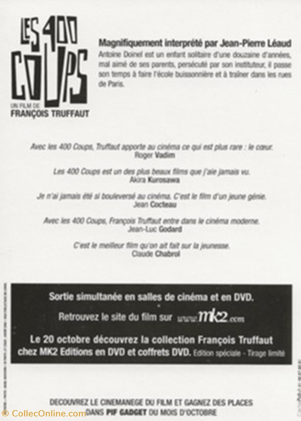cartes postales autres les 400 coups
