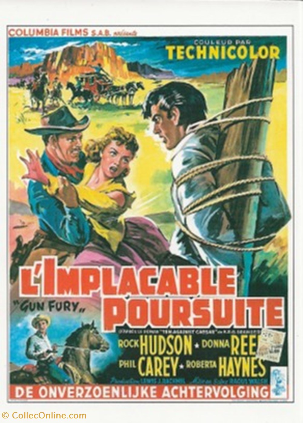 L'implacable poursuite cartes postales autres l implacable poursuite