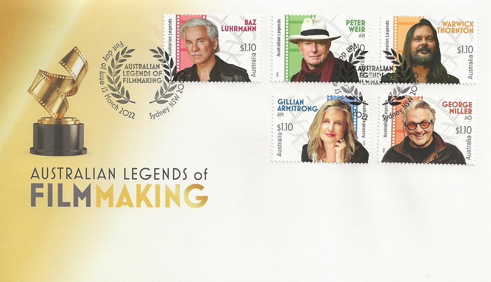 Sydney (Australie) 2022 Australian legends of filmmaking timbres sydney australie 2022 australian legends of filmmaking