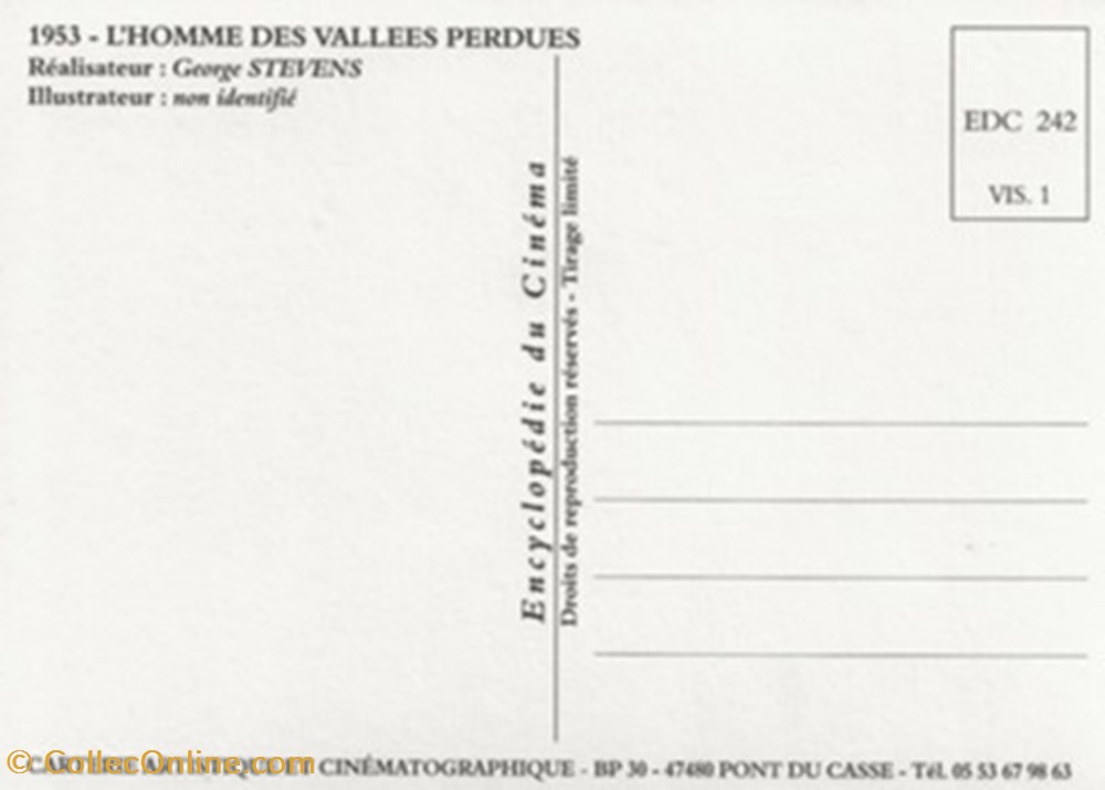 L'homme des vallées perdues cartes postales autres l homme des vallees perdues