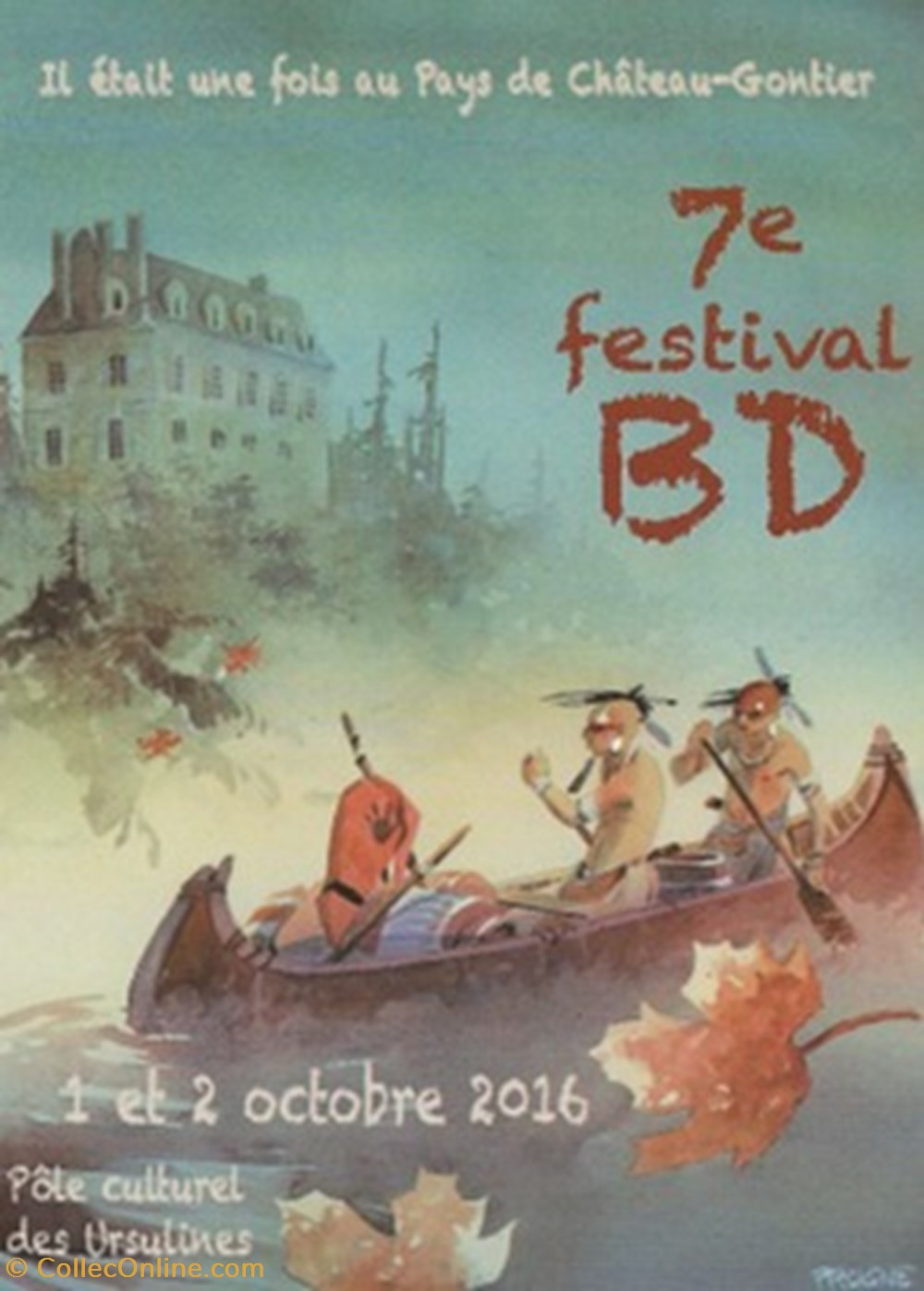 Château-Gontier (55) 2016 cartes postales bande dessinee chateau gontier 55 2016