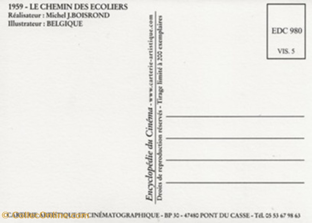 cartes postales autres le chemin des ecoliers