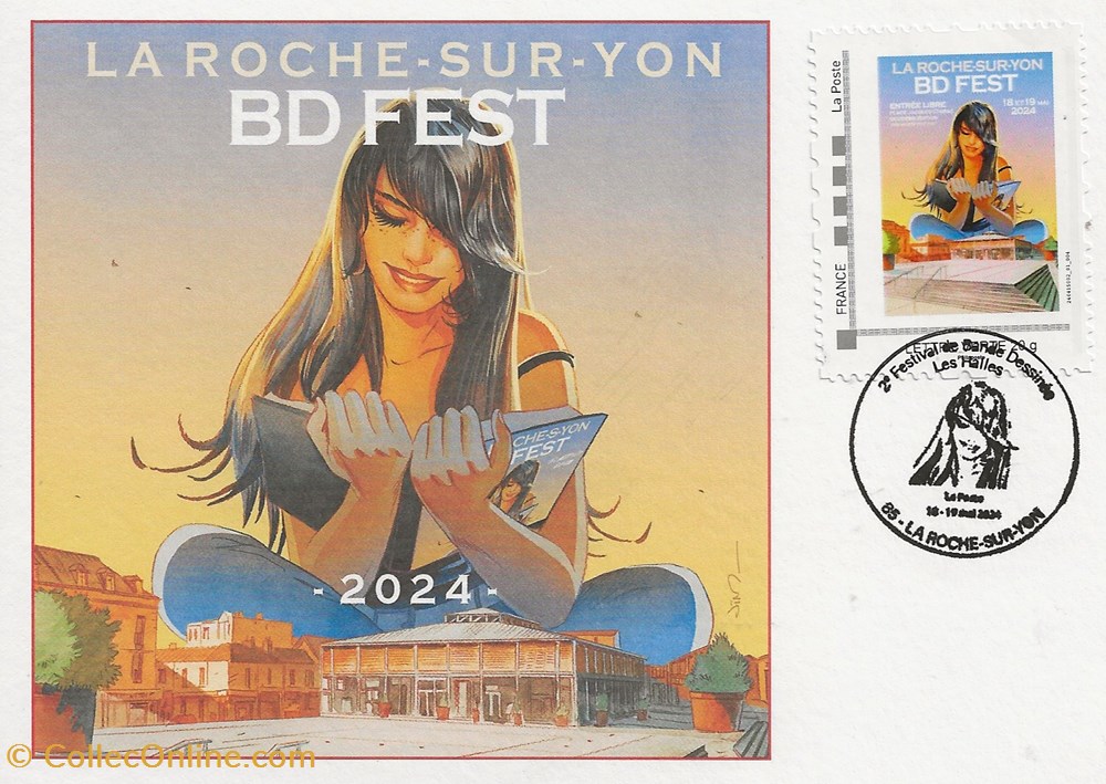 La Roche sur Yon (85) 2024 cartes postales bande dessinee la roche sur yon 85 2024