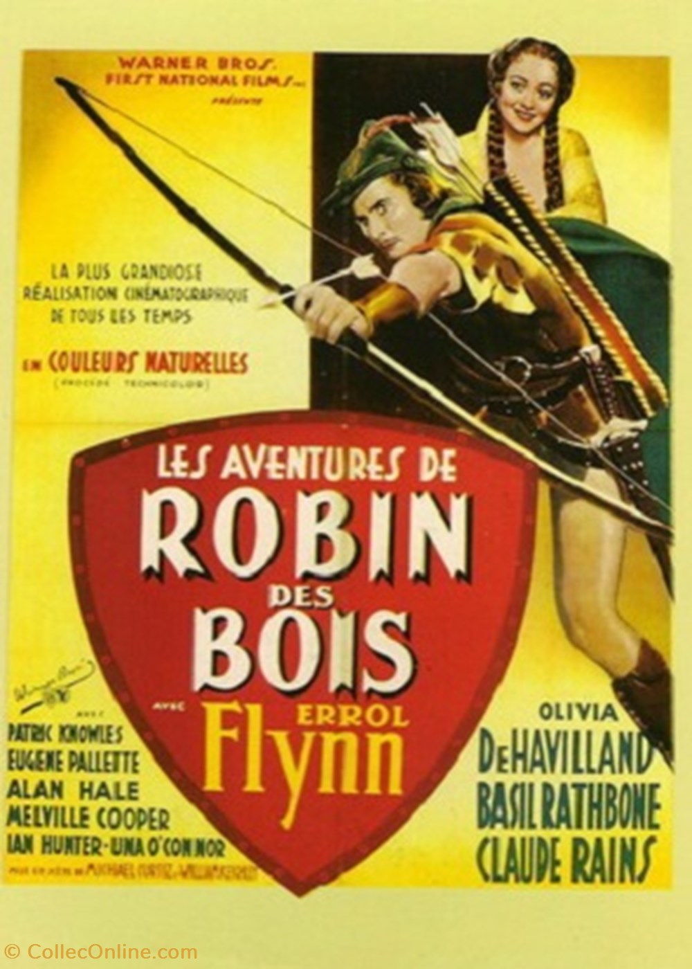 cartes postales autres les aventures de robin des bois