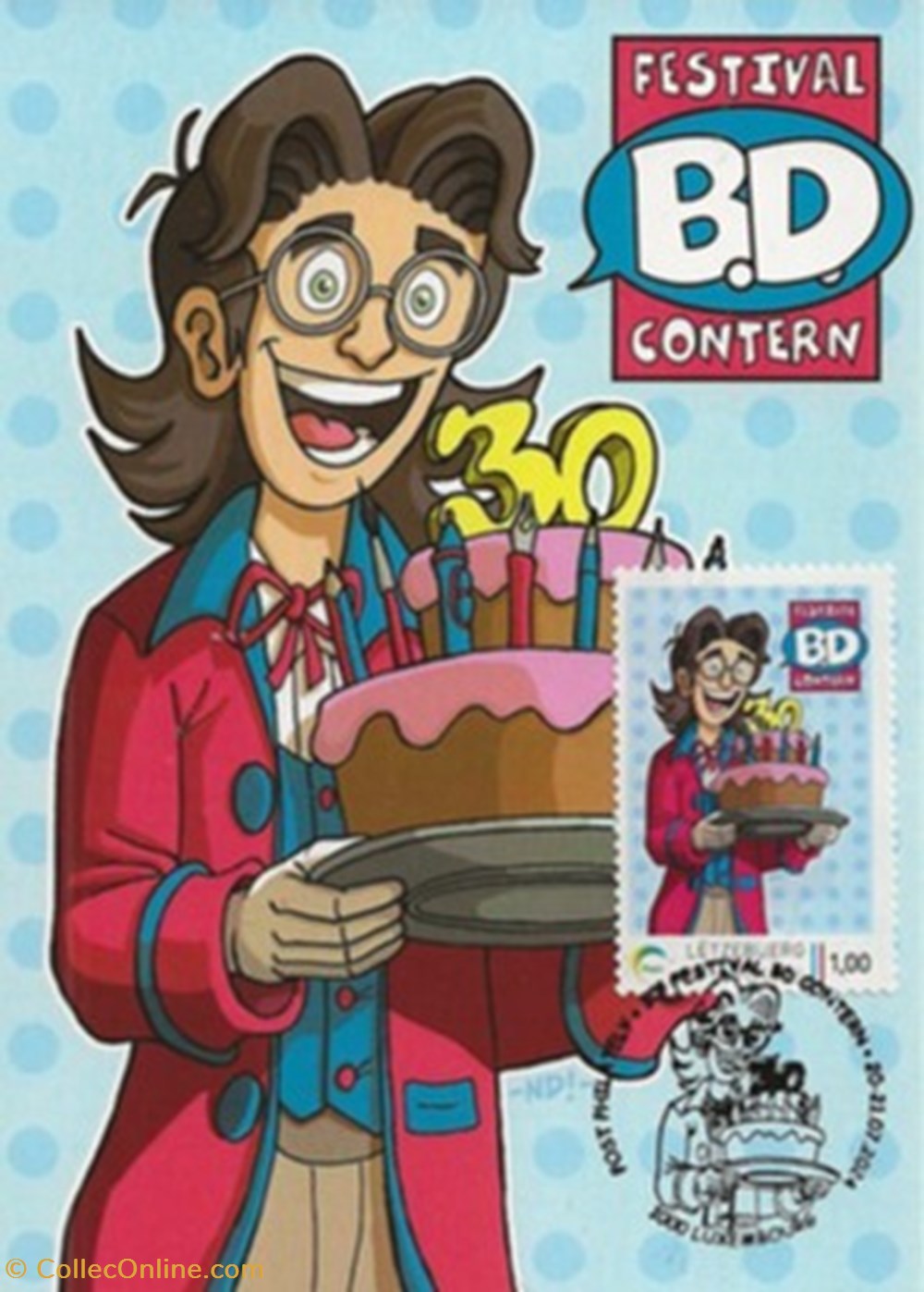Contern (Luxembourg) 2024 cartes postales bande dessinee contern luxembourg 2024