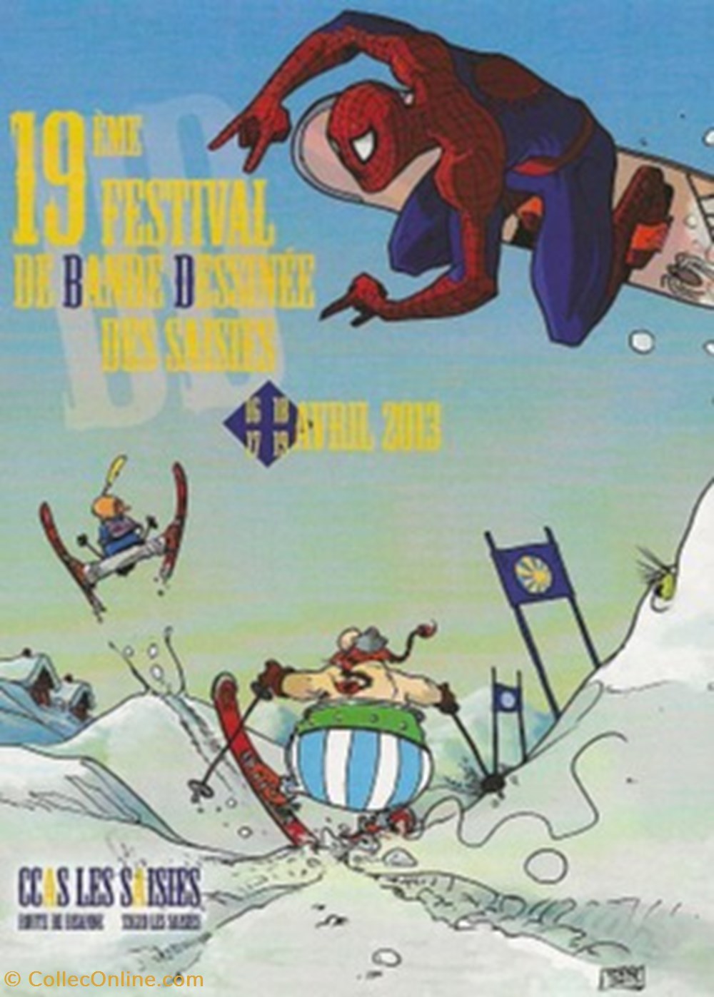 Les Saisies (73) 2013 cartes postales bande dessinee les saisies 73 2013