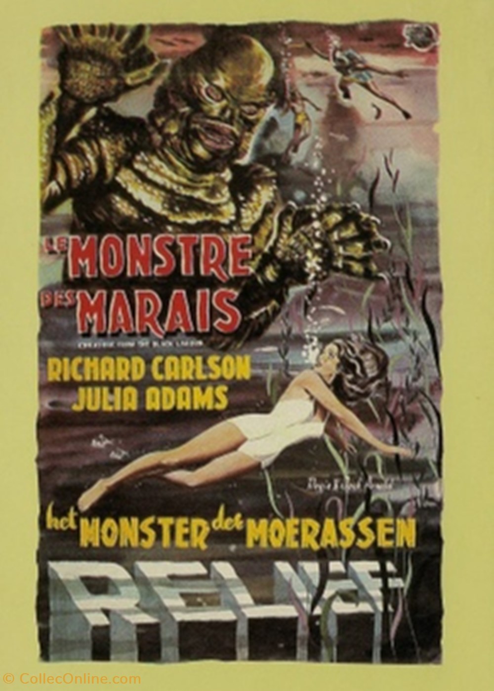 Le monstre des marais cartes postales autres le monstre des marais
