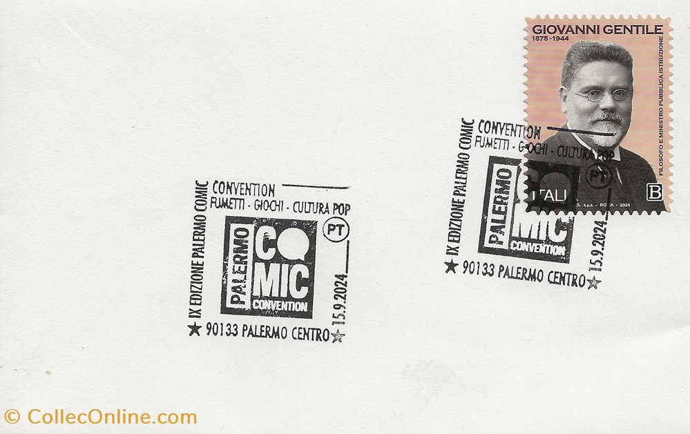 Palermo (Italie) 2024 IX edizione Palermo Comic Convention 2 timbres palermo italie 2024 ix edizione palermo comic convention