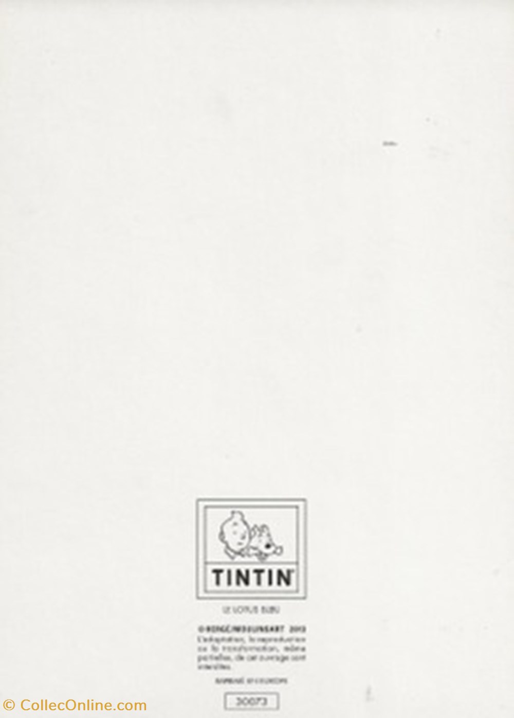 Tintin cartes postales bande dessinee tintin
