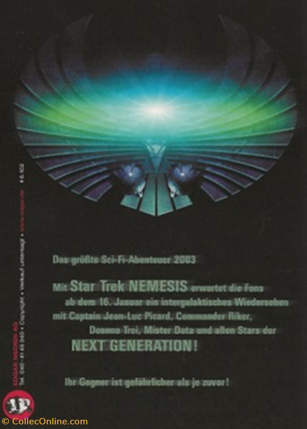 Star trek : Nemesis cartes postales autres star trek nemesis
