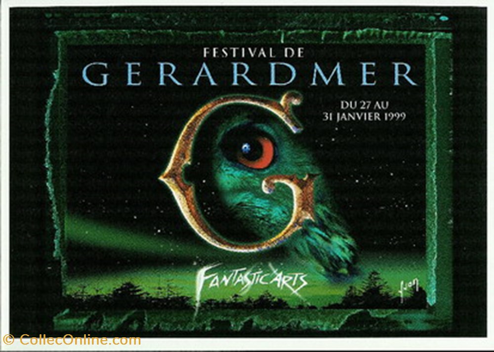 Gérardmer Festival fantastic'arts 1999 cartes postales autres gerardmer festival fantastic arts 1999