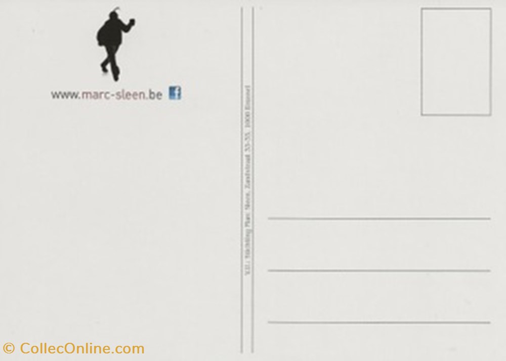 Marc Sleen (dessinateur) cartes postales bande dessinee marc sleen dessinateur