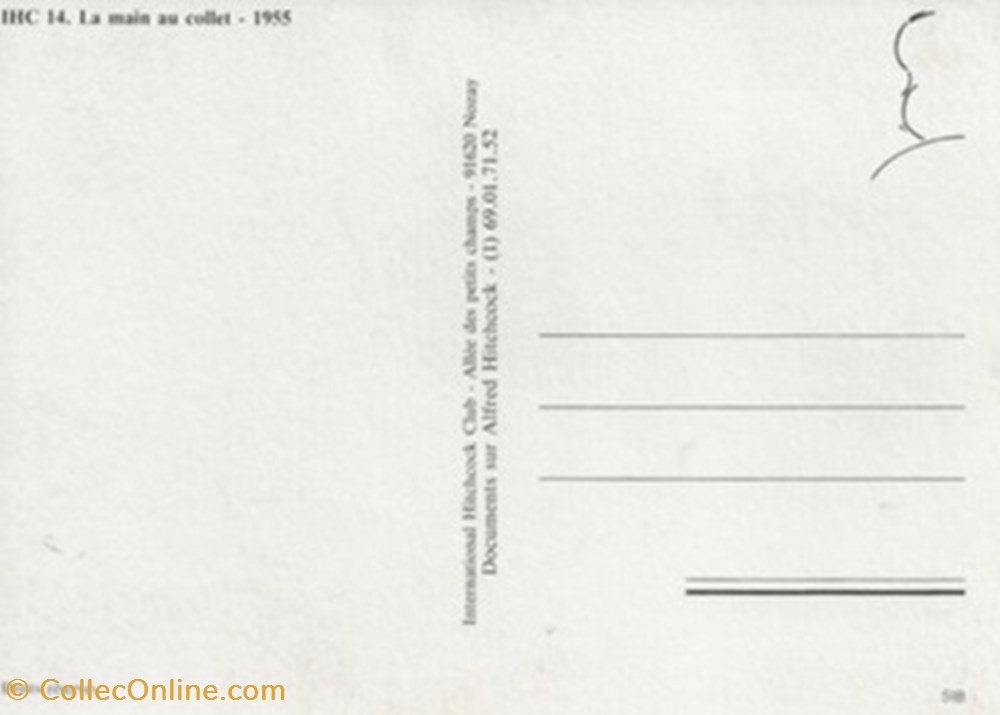 cartes postales autres la main au collet