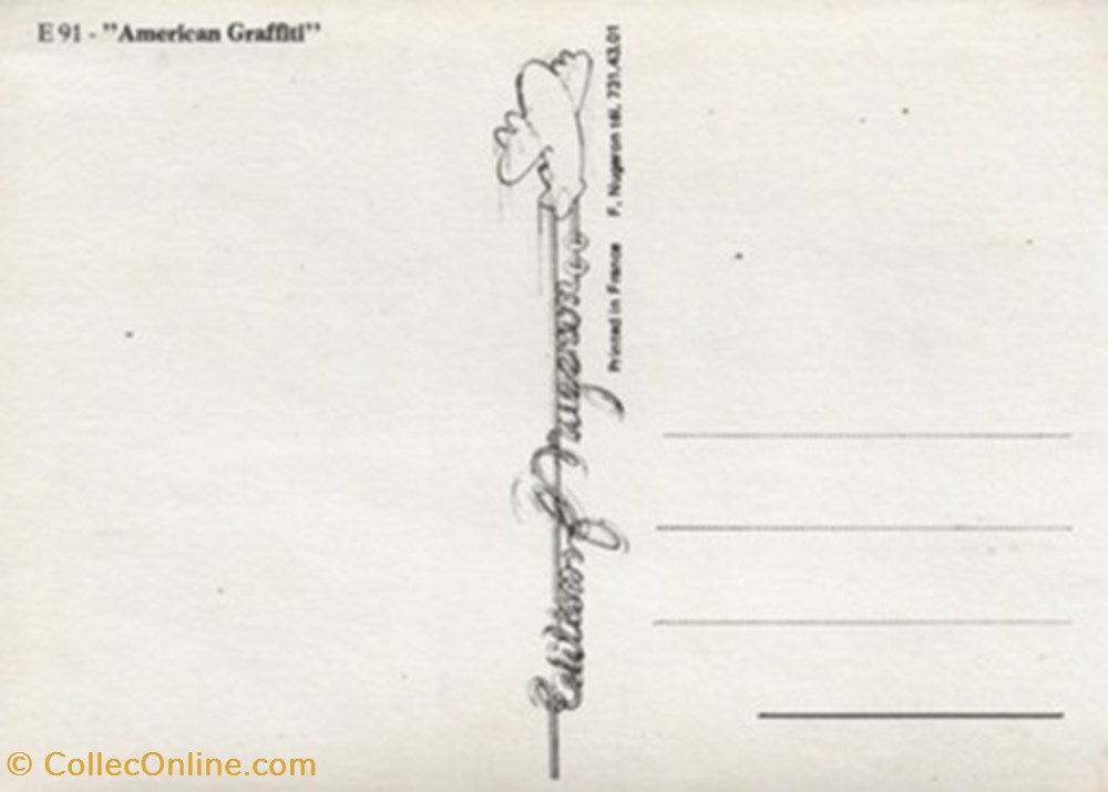 American graffiti cartes postales autres american graffiti
