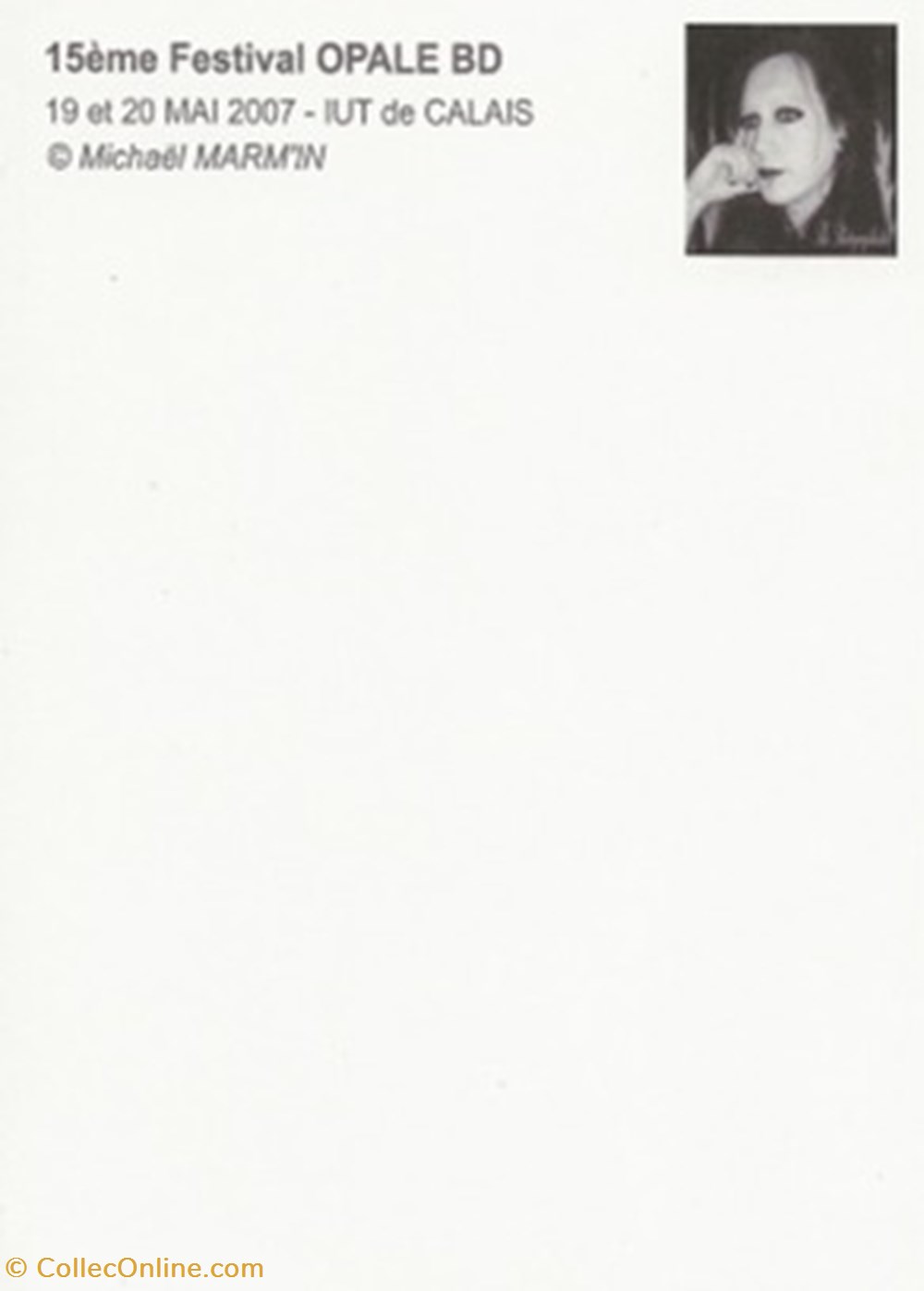 cartes postales bande dessinee calais 62 2007