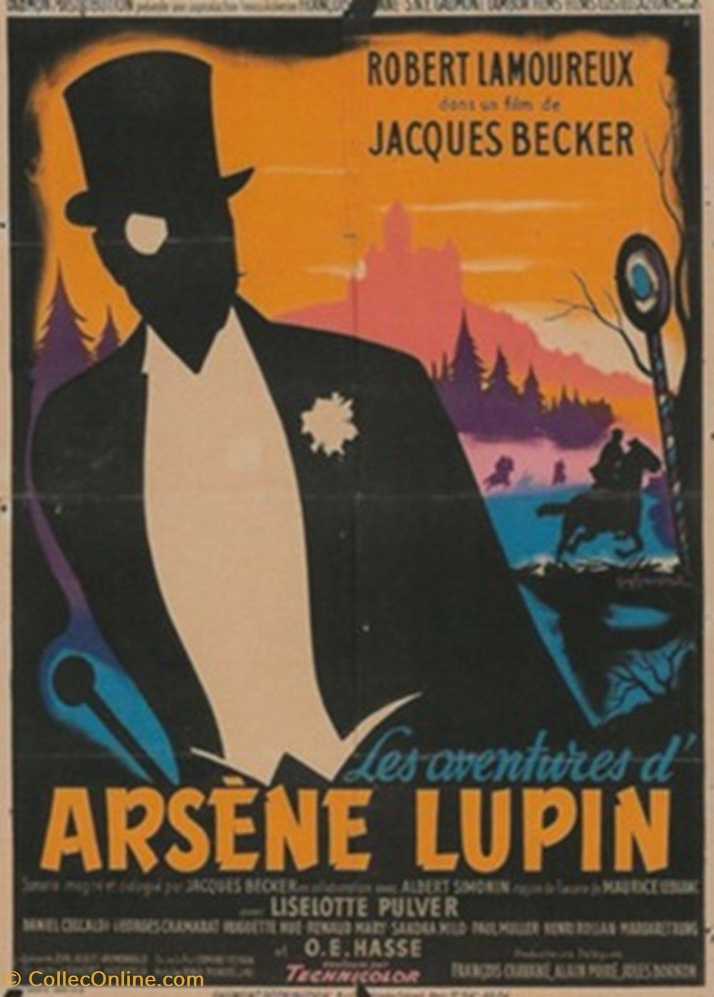 cartes postales autres les aventures arsene lupin
