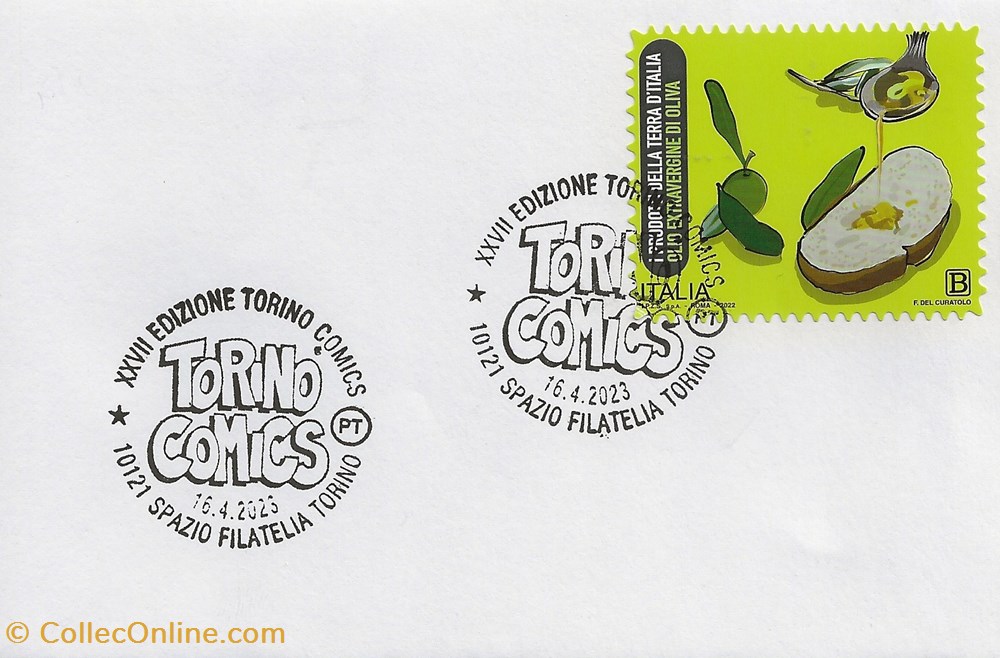 Torino (Italie) 2023 XXVII° Edizione torino comics 3 timbres torino italie 2023 xxvii edizione torino comics