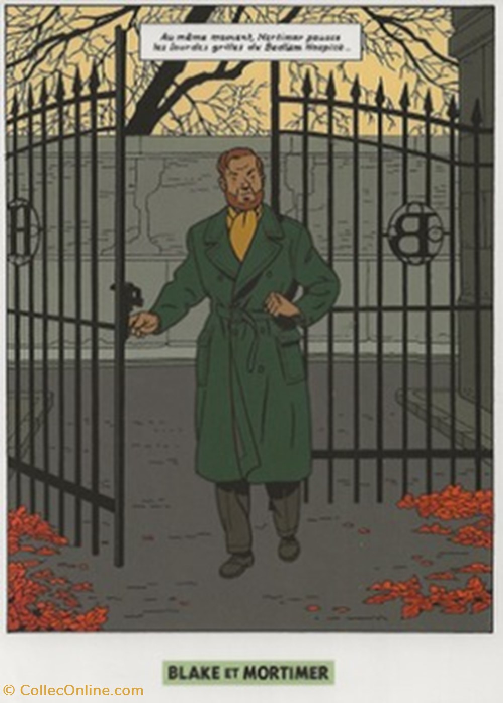 Blake et Mortimer cartes postales bande dessinee blake et mortimer