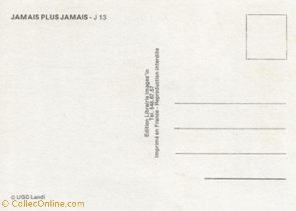 Jamais plus jamais cartes postales autres jamais plus jamais